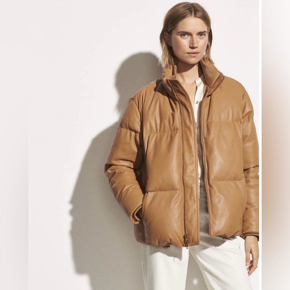 BNWT real leather Vince Jacket